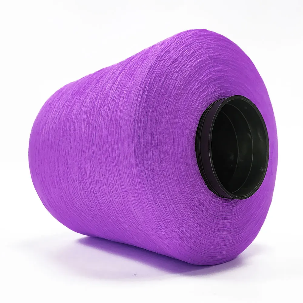 Low MOQ 24S Cold Silk Thread Viscose Nylon Mixed Dyed Yarn Composition Ice Silk Blended Yarn for Knitting Machine supplier