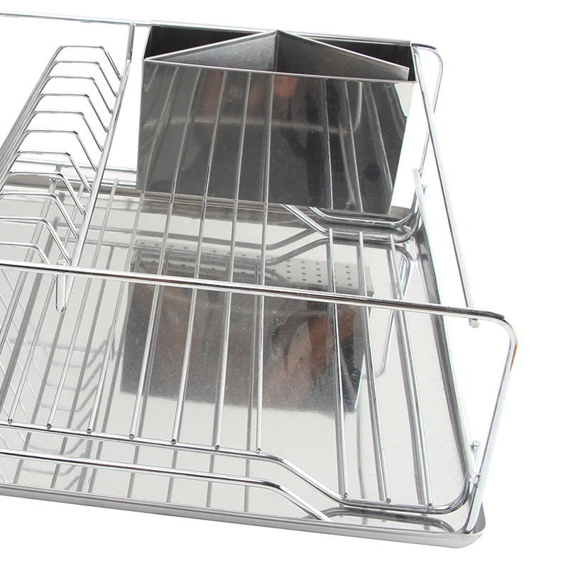 2022 Hot Style Mini Small Chrome Dish Rack Standing Square Oval