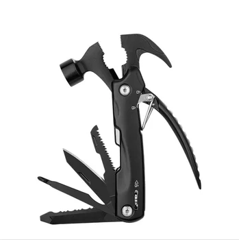 Factory direct sales of 13.5 cm outdoor household one-piece portable multi-function emergency hammer and pliers