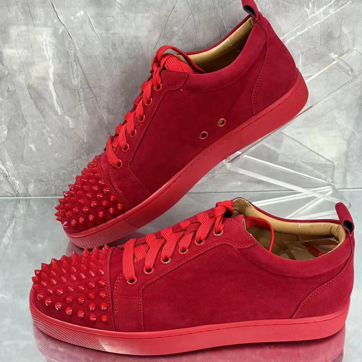 Luxury Red Bottom Designer Men's Shoes High Quality Factory Fast Shipping Women's Brand Shoes Designer Men's Shoes