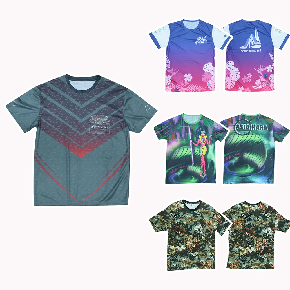 Gahumi Wholesale Factory Custom 100% Polyester Sublimation T-shirt Election Full Sublimation Printing Men Sublimation Tshirt