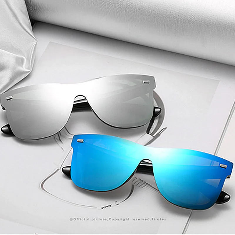 Customized Fashion Men Women Rimless Mirror Sun Glasses UV400 Rimless Mirror store 202