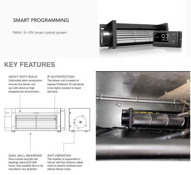 Cross Flow Fan, LONGWELL, 12V - detail 22