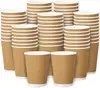 vaso de papel con pared ondulada