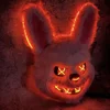 Conejo blanco con led.