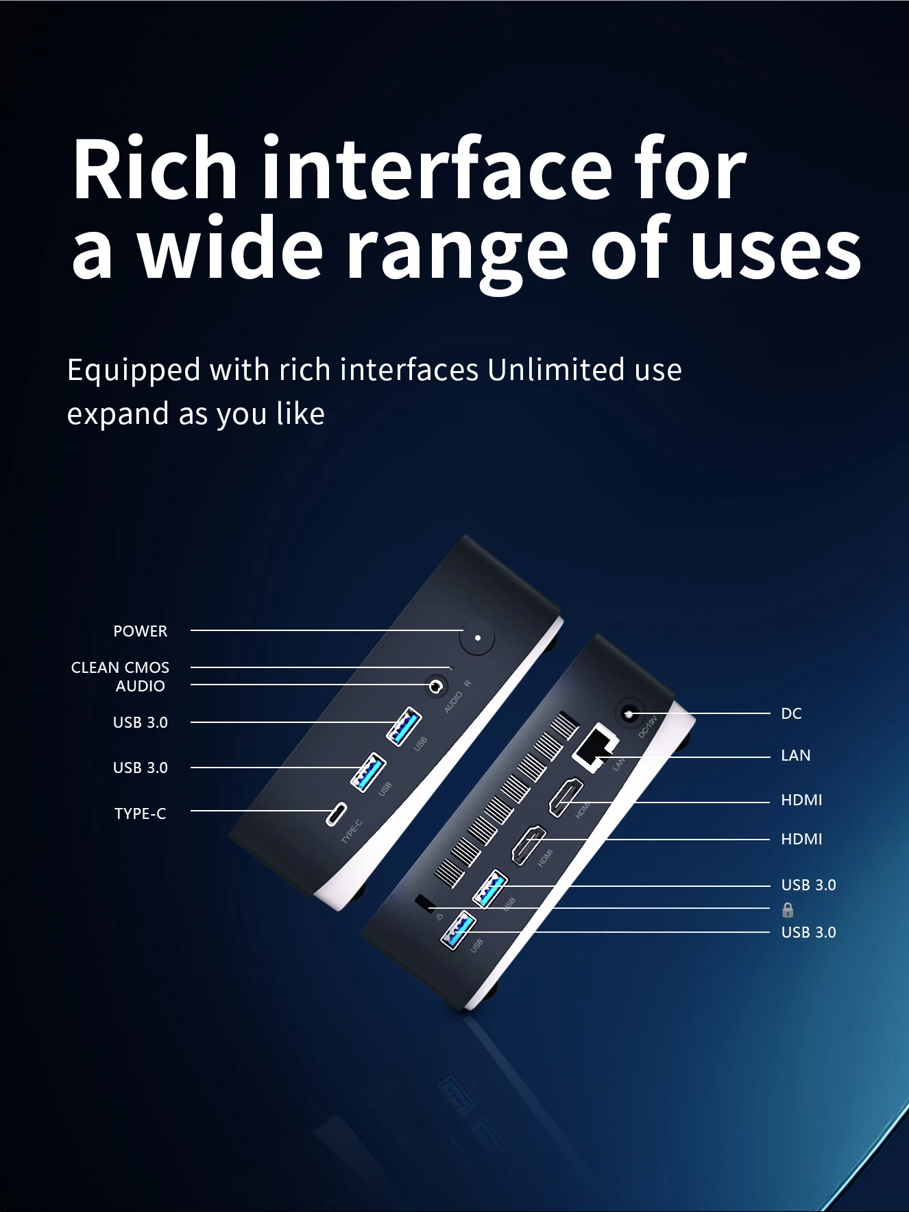 CYX AD16 Mini PC - Intel Core I5-12450h, 4.4ghz Turbo