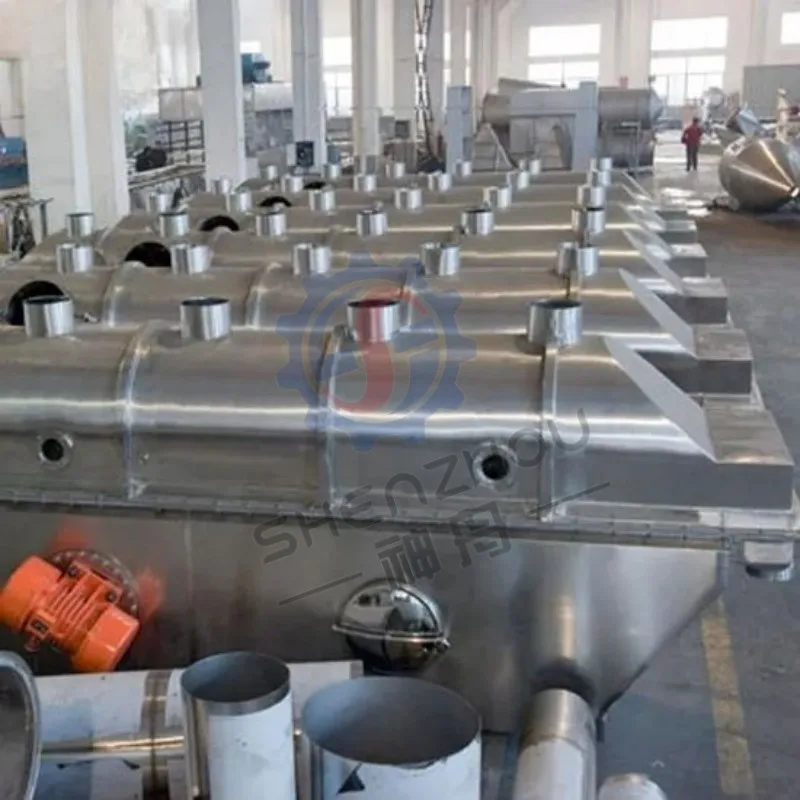 Competitive Price Automatic Horizontal Vibrating Fluid Bed Dryer for Grain 220V Food Processing Application