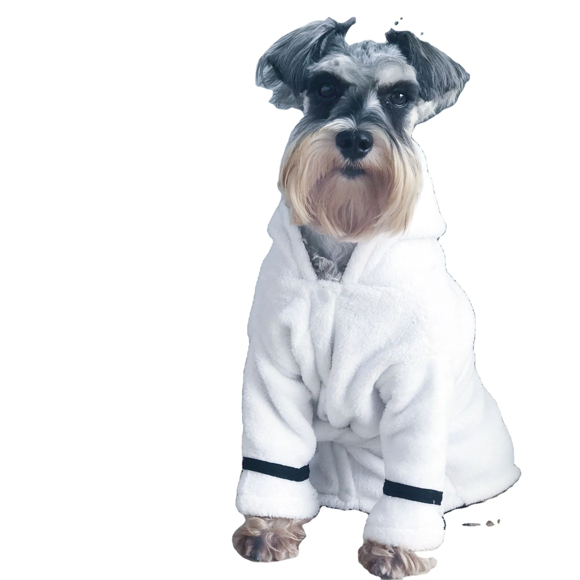 small dog puppy winter padded bathrobe pajama animal accessories