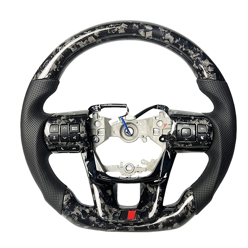 Forged Carbon & Perforated Leather Steering Wheel for Toyota