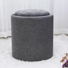 Stool New Sale Dining Round Modern Indoor Home Luxury Foot Step Living Room Furniture Gold Metal Velvet Ottoman Stools