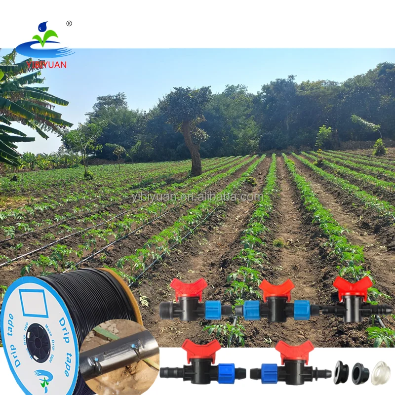 Pipes Agriculture Kit 3 Acres 20000m Irrigation Drip Tape Hose 16mm 20cm Drip Irrigation System Full Set