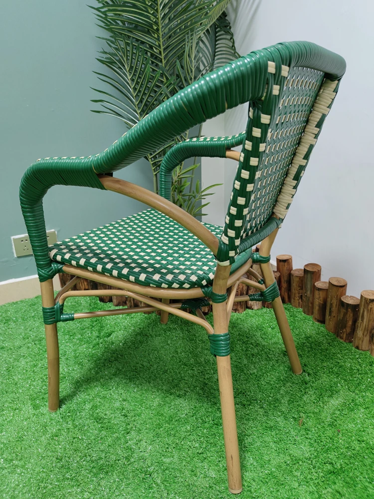 Manufacturer New Products Hot Selling High Quality Woven Beach Garden Terrace Modern Colorful Furniture Outdoor Rattan Chair