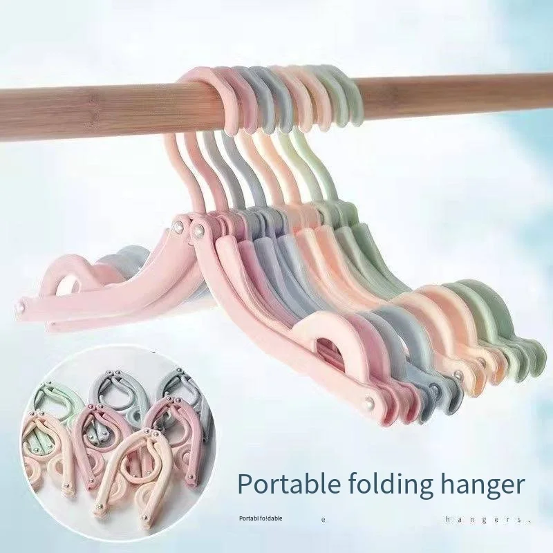 Folding hanger travel outdoor business portable home student dormitory drying hanger Folding underwear sock rack