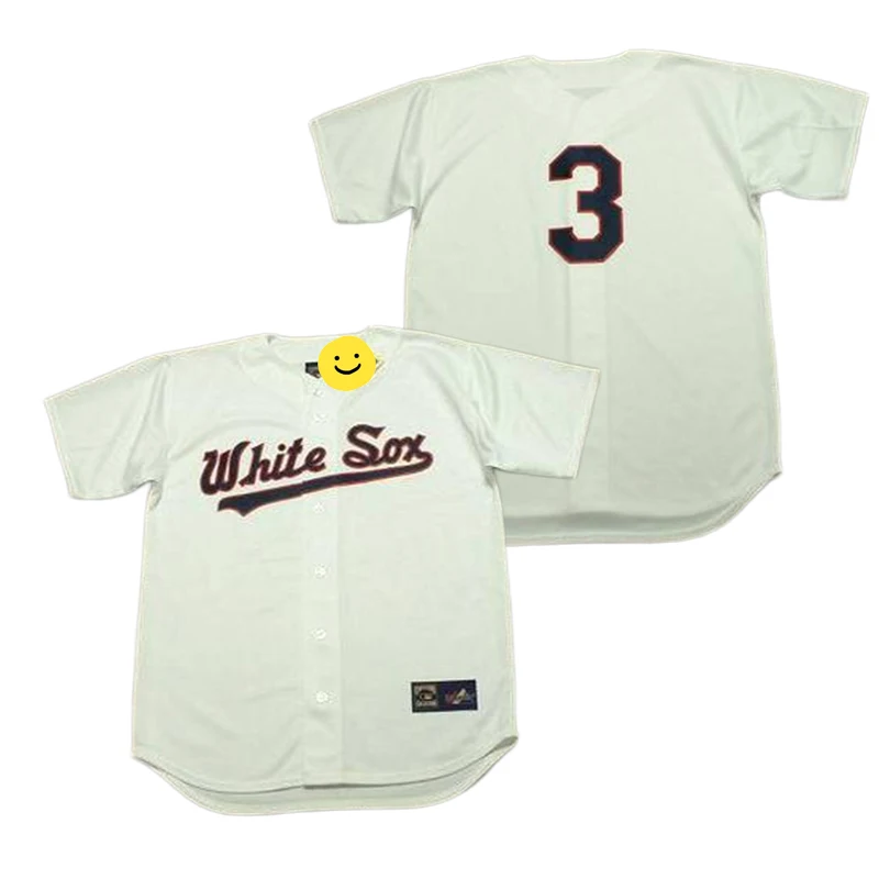 Wholesale Men's Chicago 1 LANCE JOHNSON 3 HAROLD BAINES 8 BO JACKSON 9 MINNIE  MINOSO 10 RON SANTO Throwback Baseball jersey Stitched S-5XL From  m.