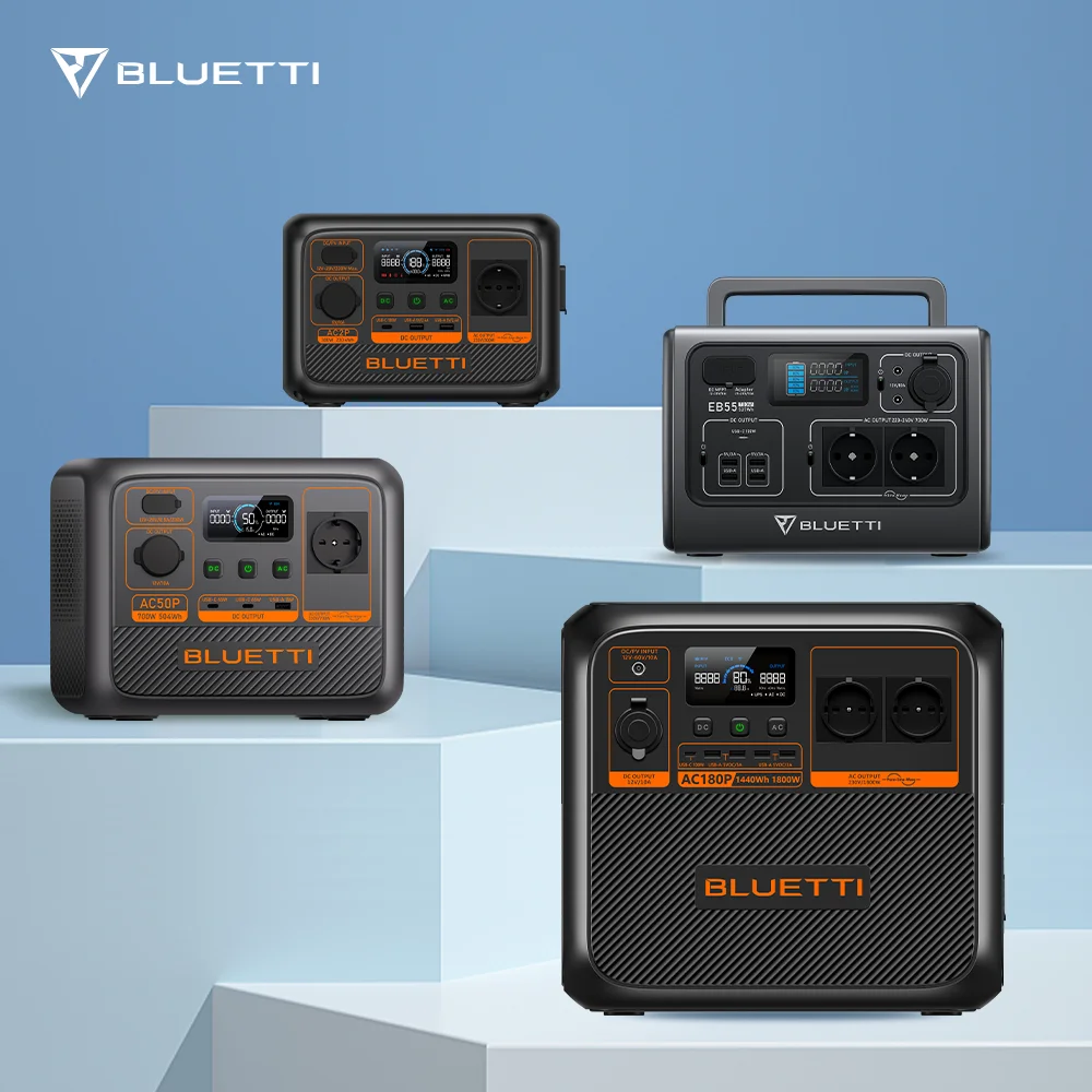 BLUETTI Easy Carry 700W Equipped with AC/DC USB Ports Wireless Charge Solar Panel Charging Portable Lithium Power Station