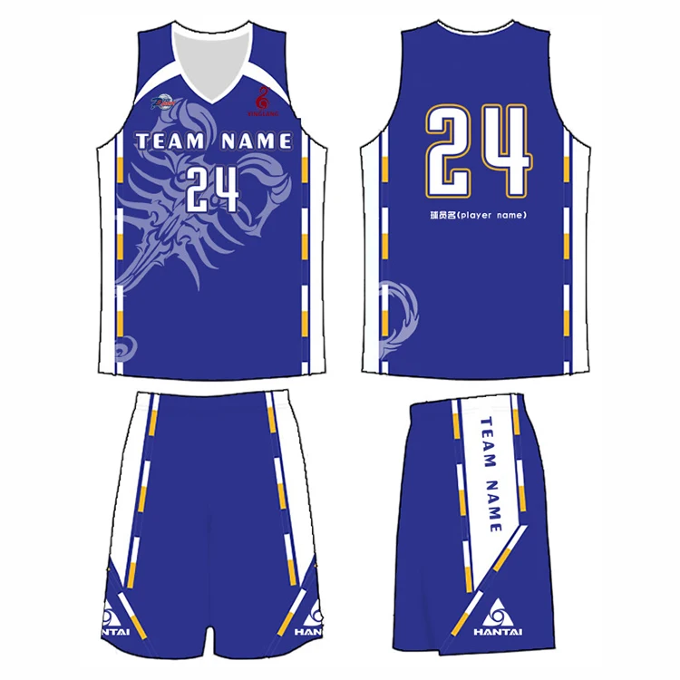 Hot Sale Basketball Uniform In Wholesale Price High Quality Sublimation
