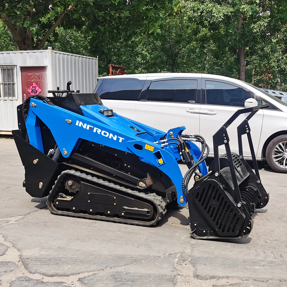 2024 Newest China Diesel Crawler Mini Skid Steer Loader Compact 25hp Track Loader Front Loader Pump Best Price Sale
