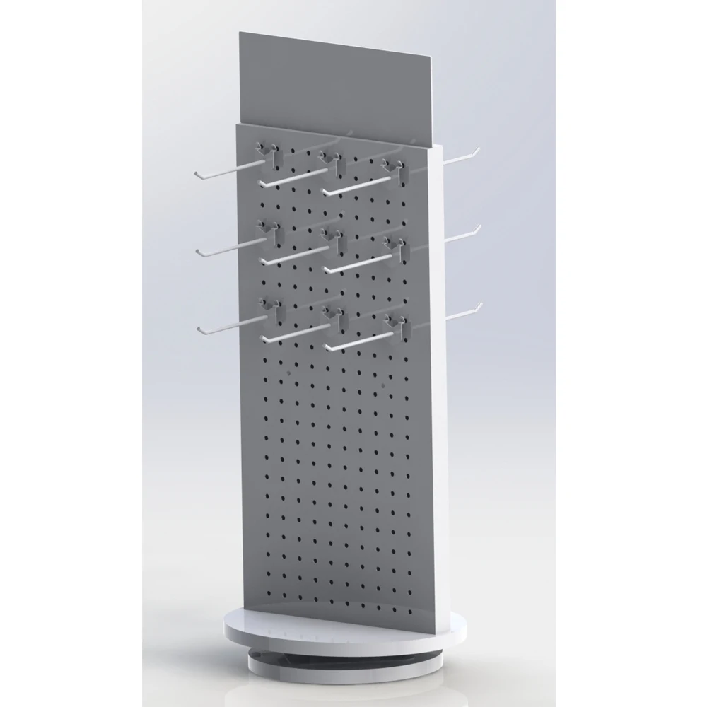 Custom Design Logo Pegboard Rack Retail Phone Case Display Cell Phone