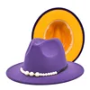 Purple + yellow