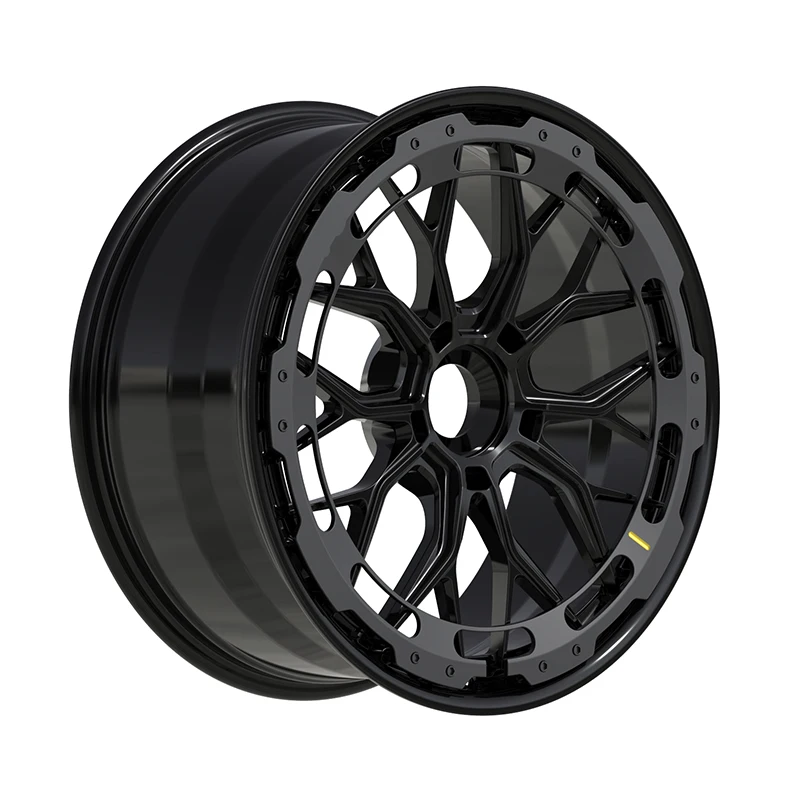 Personalized Custom Forged High-performance Wheel Rims 18-22 Inches Deep Concave Wheel Rims Bright 2-piece Forged Alloy Wheels factory