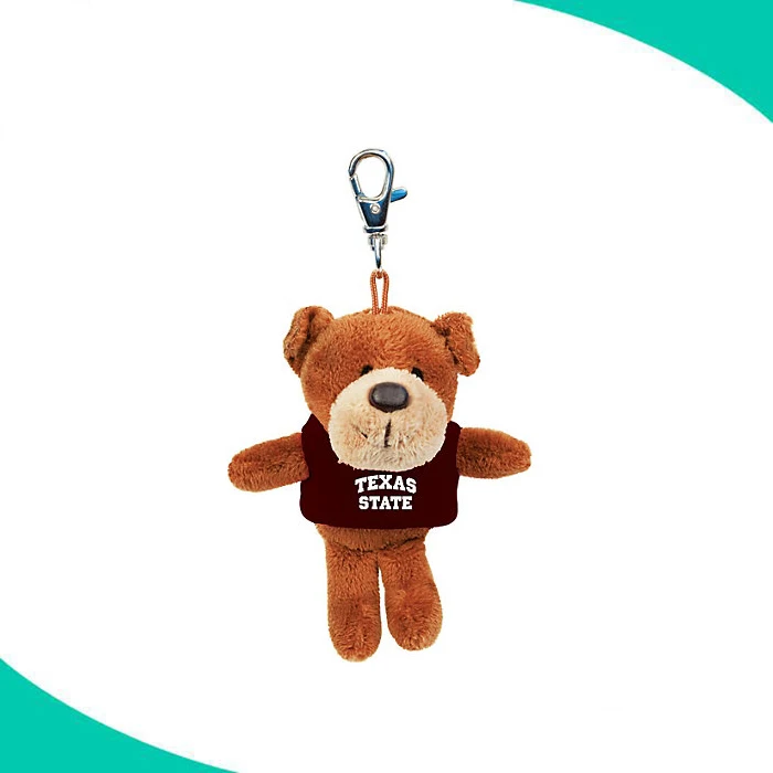 Wholesale T-Shirt Bear Keyring - Custom Plush Bear Keychain