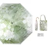 fleurs teintes en vert