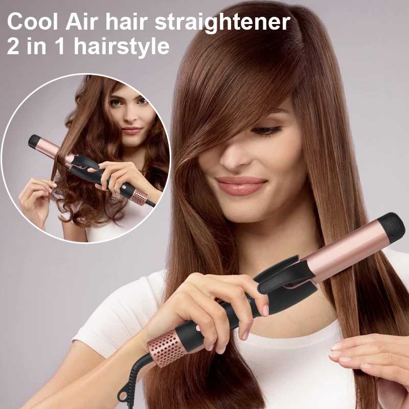 Hair Curler Curling Flat Iron Combo Hair Straightener How To Use A