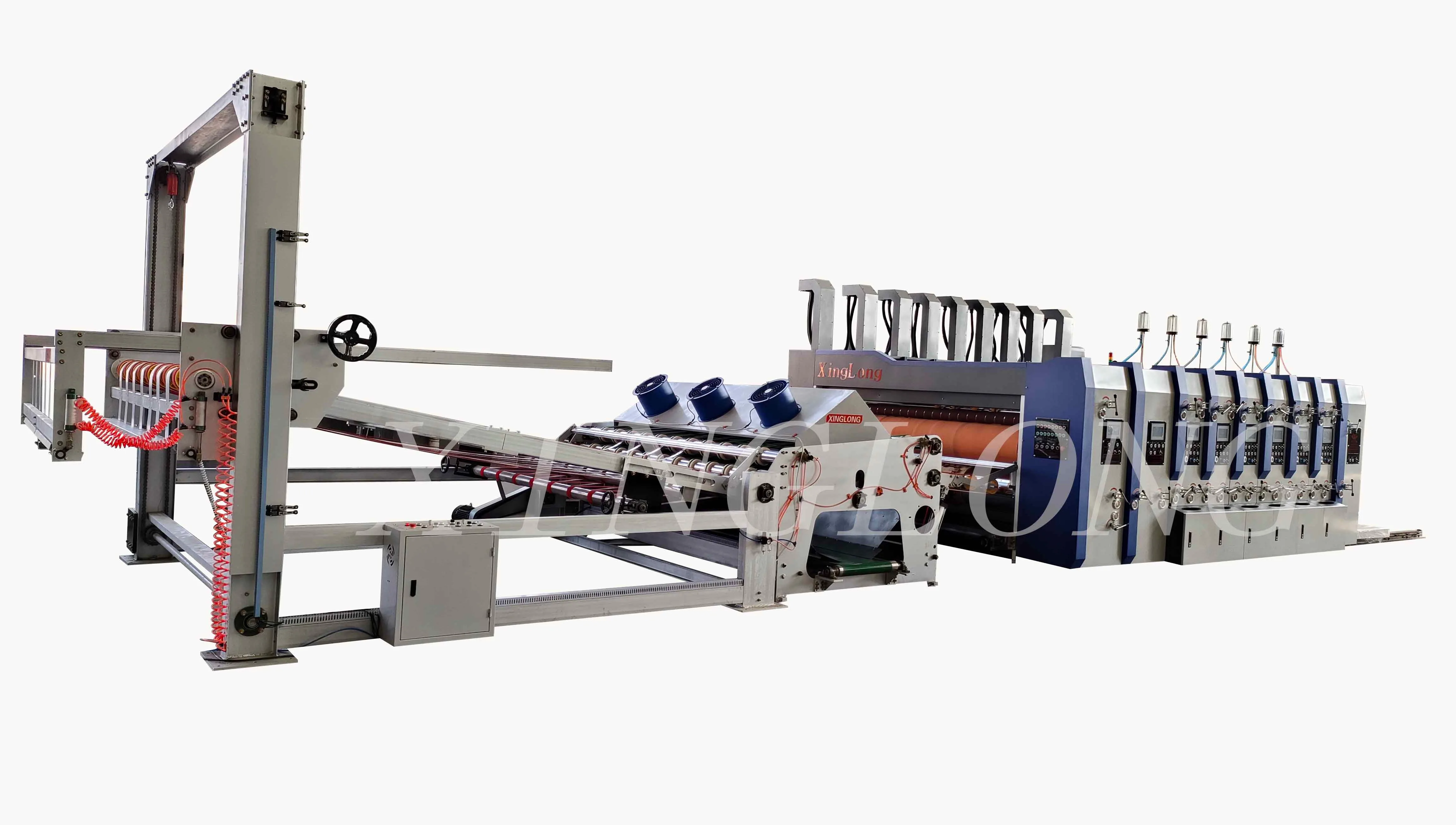 Automatic Yj Series Cardboard Carton Box Making Flexo Printing Slotting ...