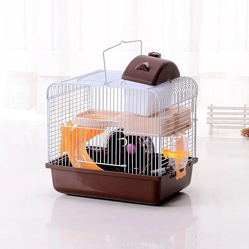 Double Story Custom Pet Large Wire Mesh Plastic Luxury Hamster Cage