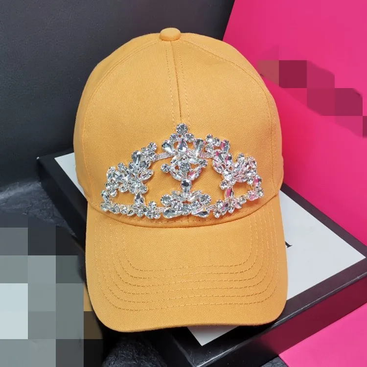 Bling Hat for Women and Girls - Fun Rhinestone Crown Cap
