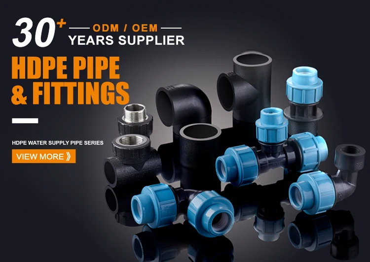 Ifan Customization Cold Water Pipes Hdpe Pn25 20110mm Black Color