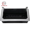 Cepillo plateado, 2 salidas de CA+4 Rj45+1 Hd mi, sin cable