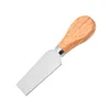 Wood-handled square knife