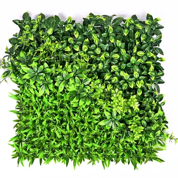 Customized Artificial Panel Hedges Roll Plastic Boxwood Grass Green Wall Faux Vertical Plants Wall Boxwood Roll Panels