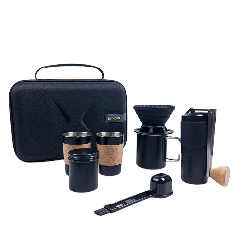 Siyue V 60 Manual Coffee Grinder Gift Set Box Beans Aluminum Alloy