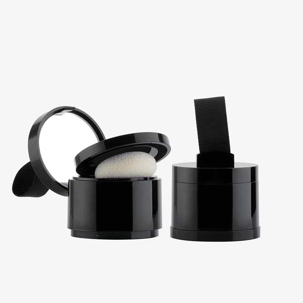 TB205 Wholesale 4g Cosmetic Plastic Blush Powder Puff Case Sponge Bottle Hairline Shadow Empty Loose Powder Container With Brush