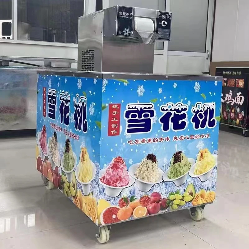 Commercial Snowflake Ice Machine Bingsu Machine air Cooled Ice Shaved Making Snow Ice Machine