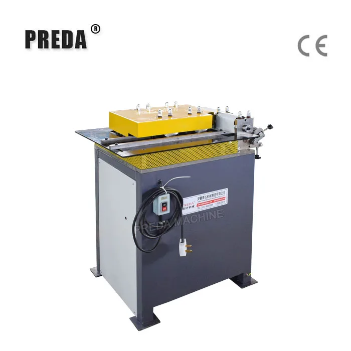 Round Pipe Duct Making Collar Notching Grooving Machine for HVAC