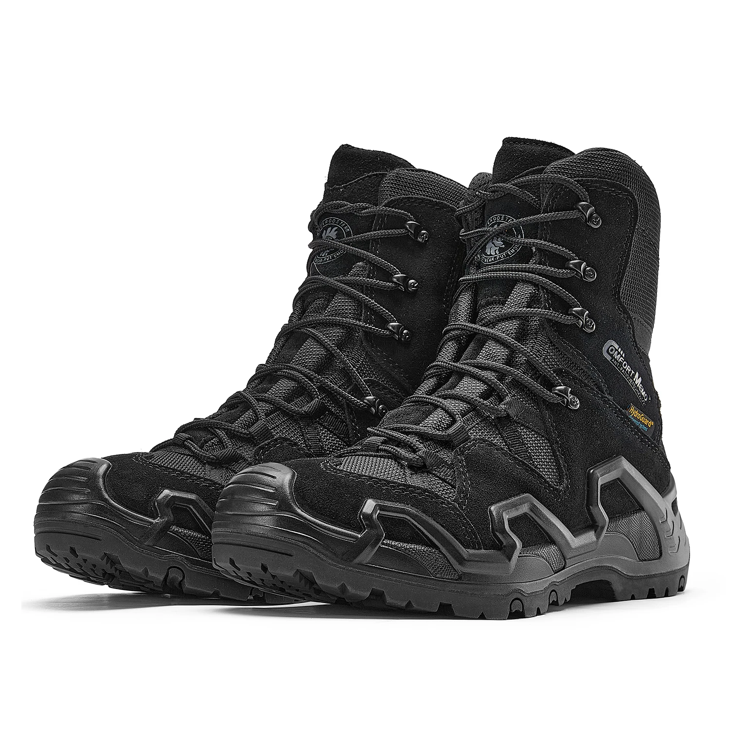 Rockrooster 8" High Cut Tactical Boots Black Waterproof Safety Outdoor