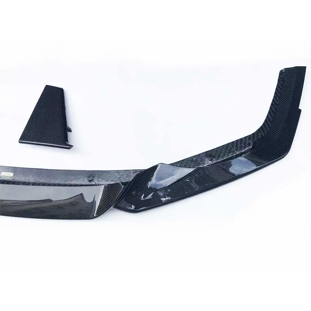 Carbon Fiber Front Bumper Chin Lip Spoiler Splitter For Audi Rs7 Only