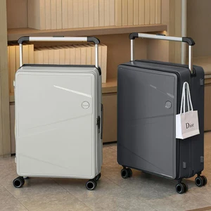 PP Hardcase Luxury Spinner Luggage Sets with Aluminium Rod Carry-On Suitcase Eco-Friendly Wholesale