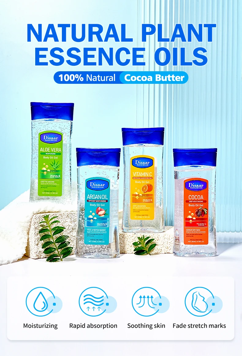 Disaar Vitamin C Deep Moisturizing Body Oil Gel Whitening Body Massage