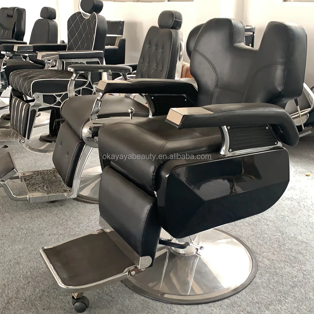 Custom Barbershop Equipment and Furniture Hair Salon Chairs Cheap Antique  Hairdressing Chairs Metal Barber Chair