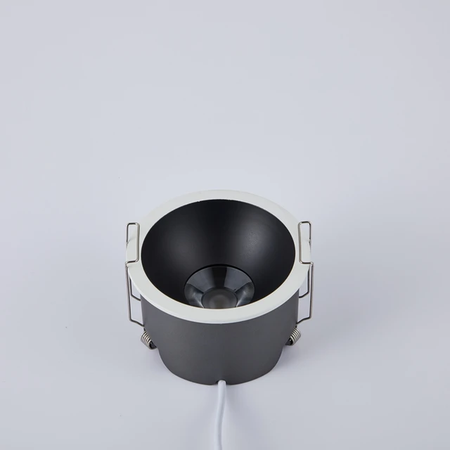 Modern Anti-Glare Eye Protection for Hotels Clothing Stores Supermarkets Warm White Glass Living Rooms LED Downlights
