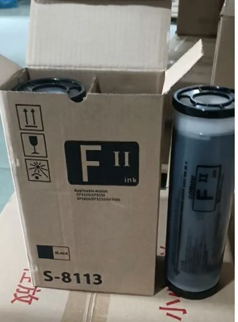 RISO FII S-8113 F AE S-6948 インク&マスター セット リソー（RISO）リソー：Fタイプ／FIIタイプ HD マスター S-6929 S-8140