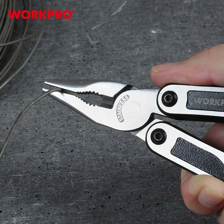 WORKPRO 15-In-1 Multi-Purpose Stainless Steel Pliers - Versatile