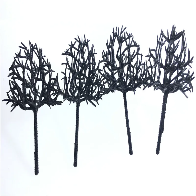 Plastic Mini  Modelling of the Mixed Scale Miniature Model Train Tree Plain Ho for Model Architecture Cheap
