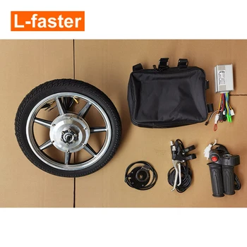 L-faster 48V 350W Borstelloze Motorwiel Kit – 14,5″ Voor Elektrische Kruiwagen (zonder Accu)