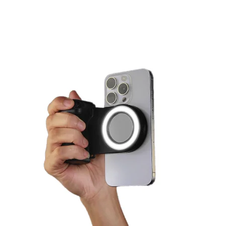 Innovative Snap Grip Magnetic Bracket for Photography Phone Selfie Gimble Removable Fill Light Selfie Stick Remote Bt Control