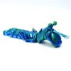 17cm blue green skin shrimp